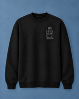 De La Forme Jekyll & Hyde Apothecary Bottle Embroidered Crewneck Sweatshirt