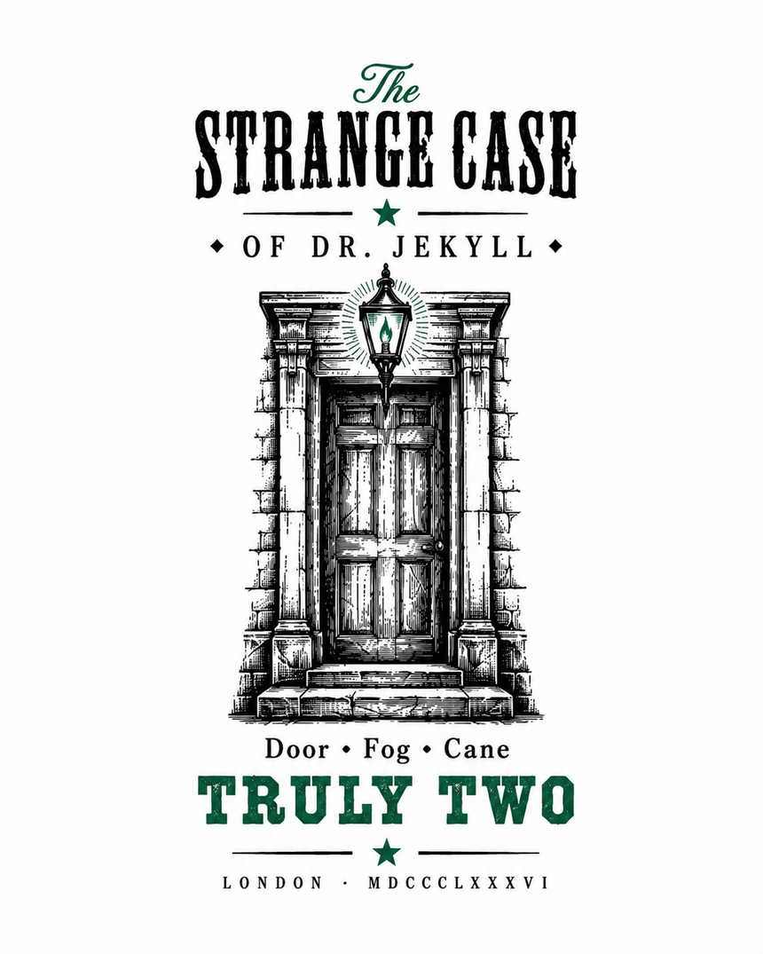De La Forme Dr. Jekyll and Mr. Hyde Graphic Tee