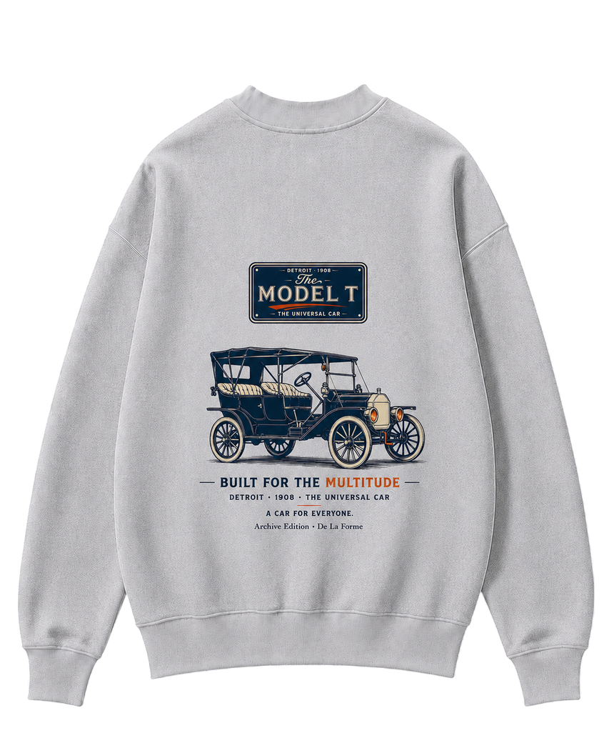 De La Forme Model T Universal Car Crewneck