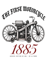 De La Forme 1885 First Motorcycle Graphic Tee