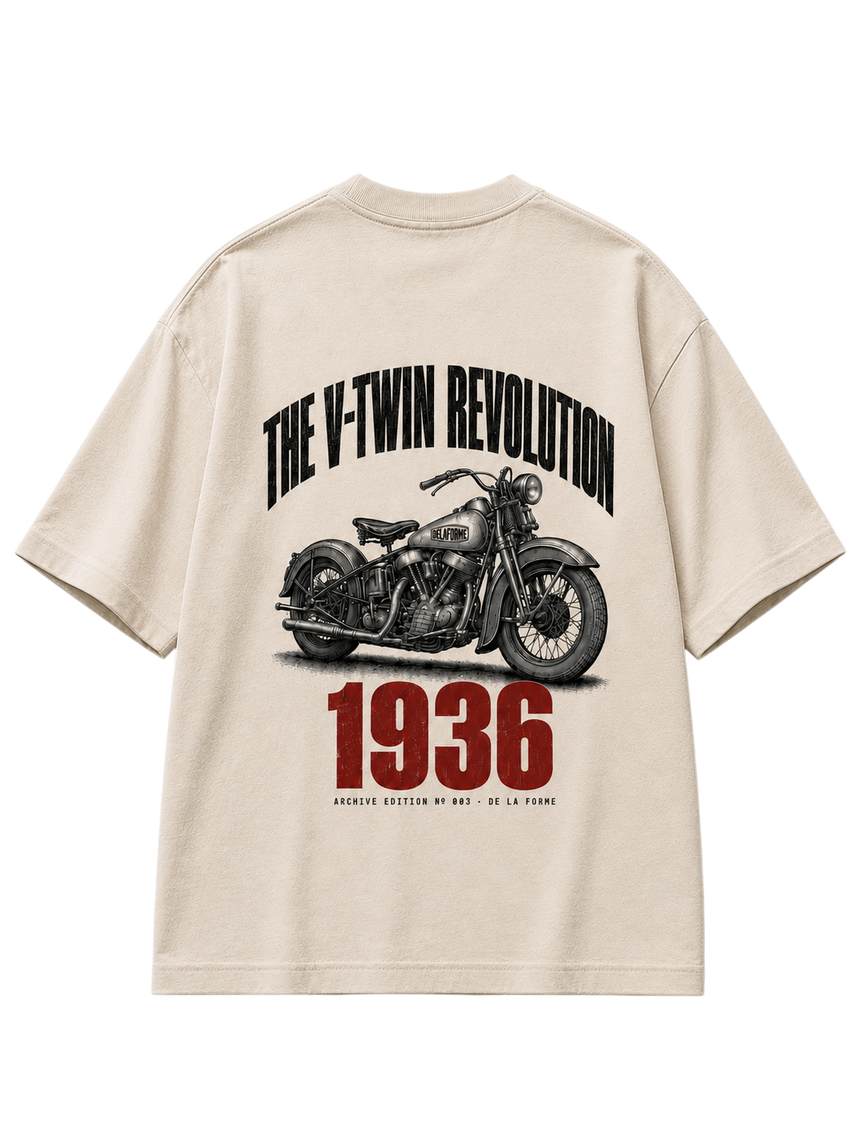 De La Forme V-Twin Revolution Graphic Tee