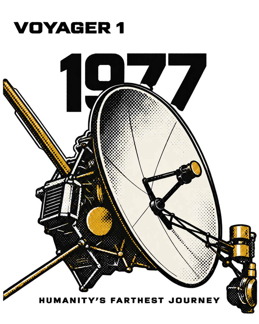 De La Forme Voyager 1 Interstellar Probe Crewneck