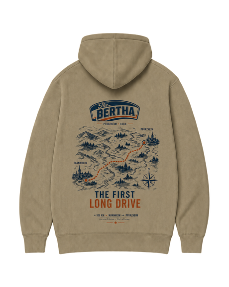 De La Forme Bertha Long Drive Embroidered &  Graphic Hoodie