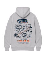 De La Forme Bertha Long Drive Embroidered &  Graphic Hoodie