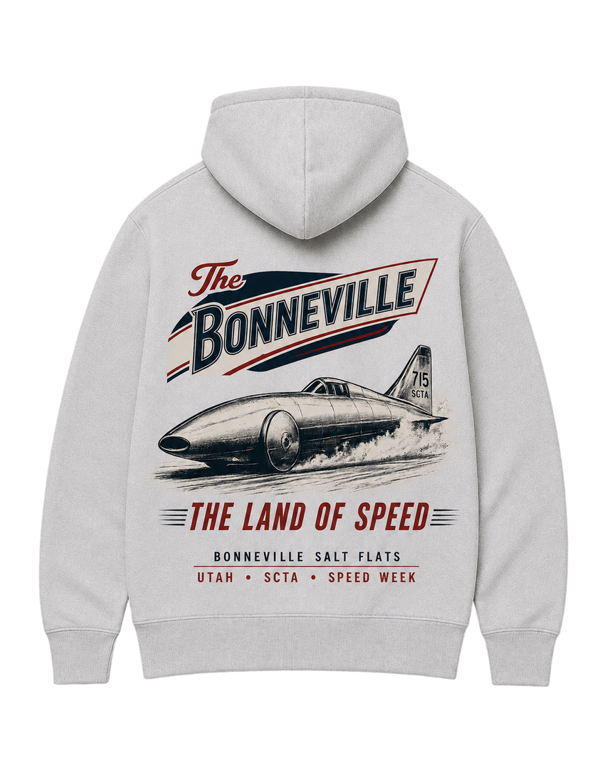 De La Forme Bonneville Land of Speed Embroidered & Graphic Tee