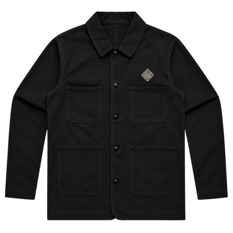 Dela Forme Classic Embroidered Chore Jacket (Vegan-Friendly)