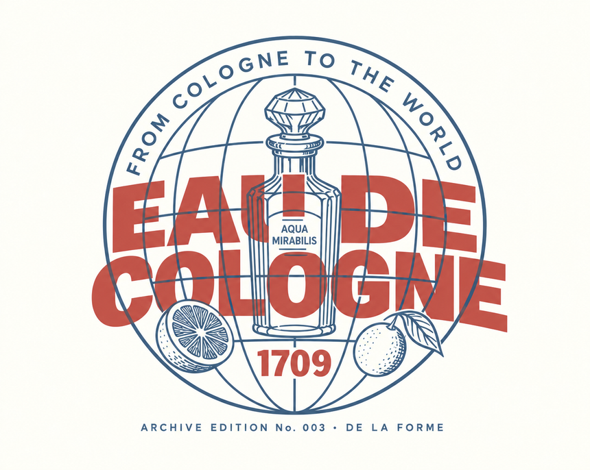 De La Forme Eau de Cologne Embroidered & Graphic Tee