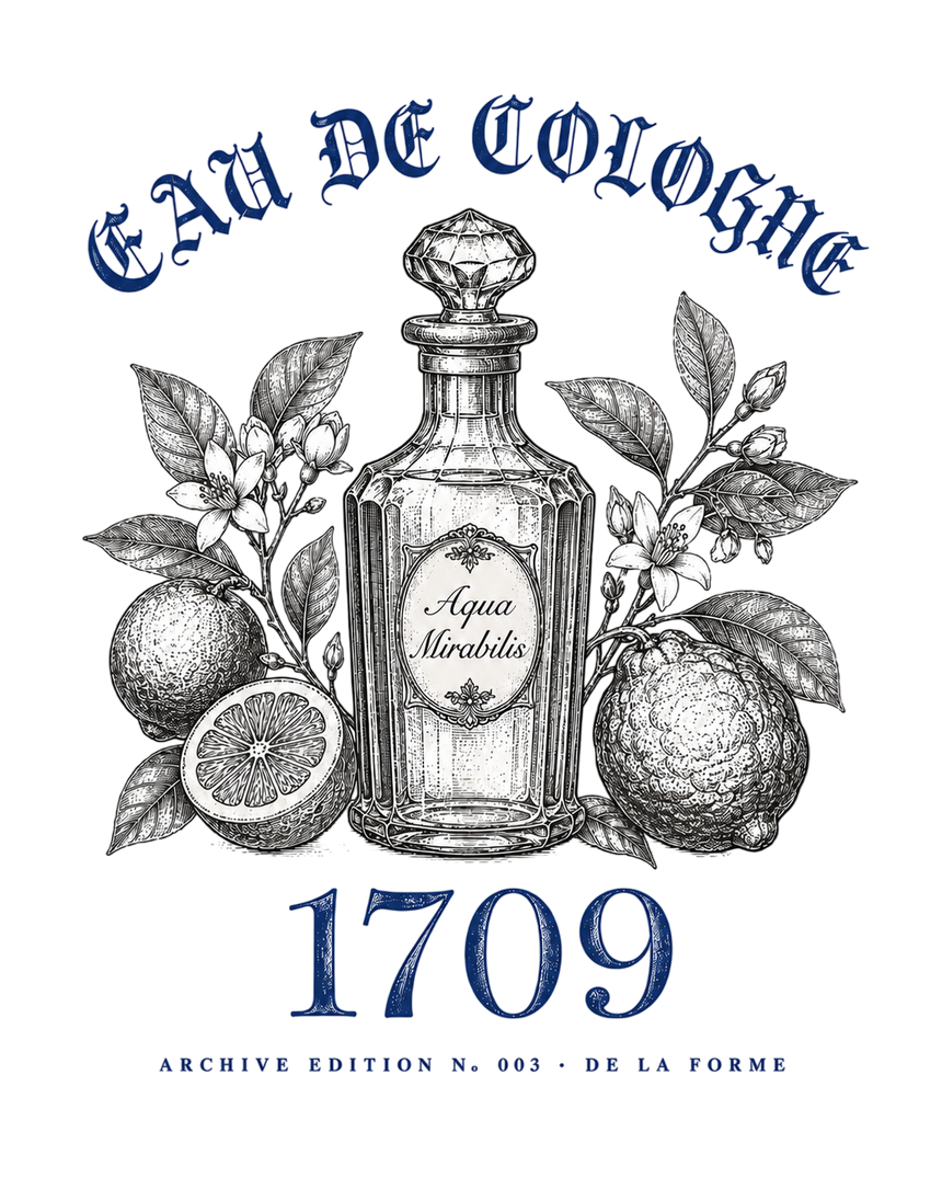De La Forme Eau de Cologne Embroidered & Graphic Tee