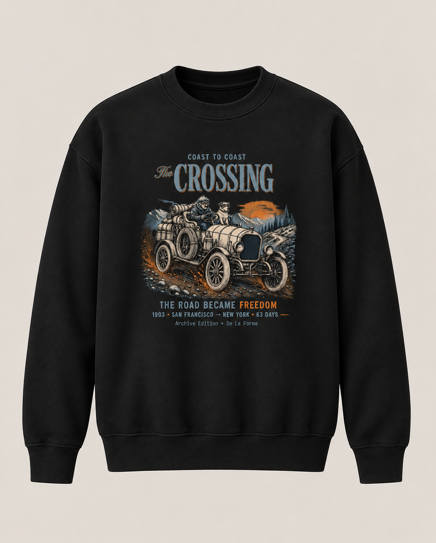 De La Forme The Crossing Coast to Coast Crewneck