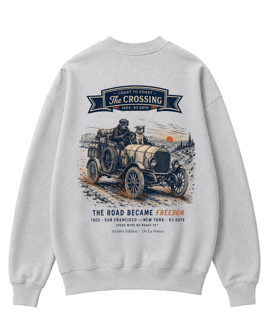 De La Forme The Crossing Coast to Coast Crewneck