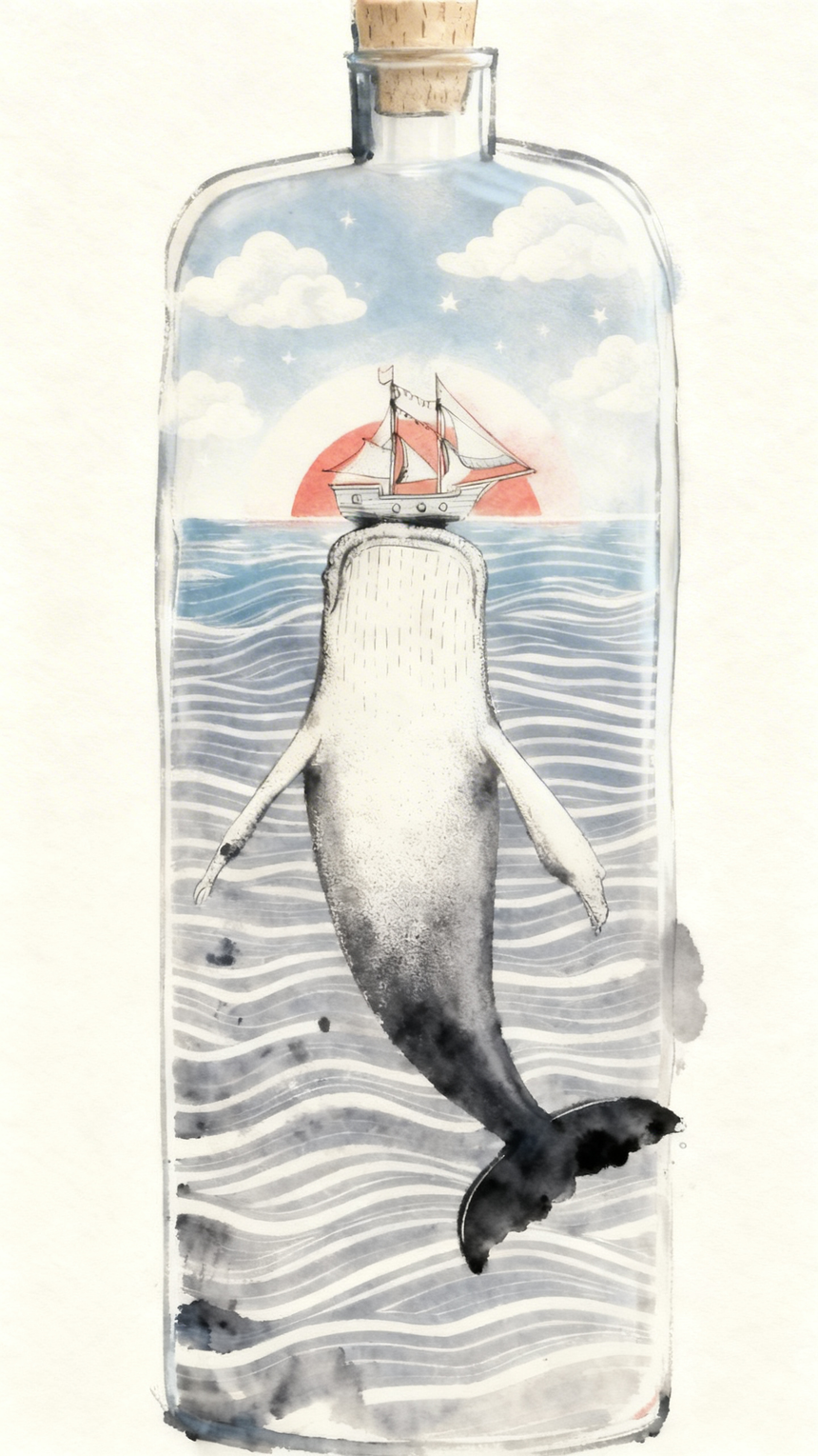 De La Forme Vessel No.01 — The Silent Ocean Archive Oversized T-Shirt