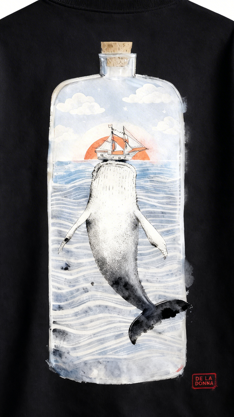 De La Forme Vessel No.01 — The Silent Ocean Archive Oversized T-Shirt