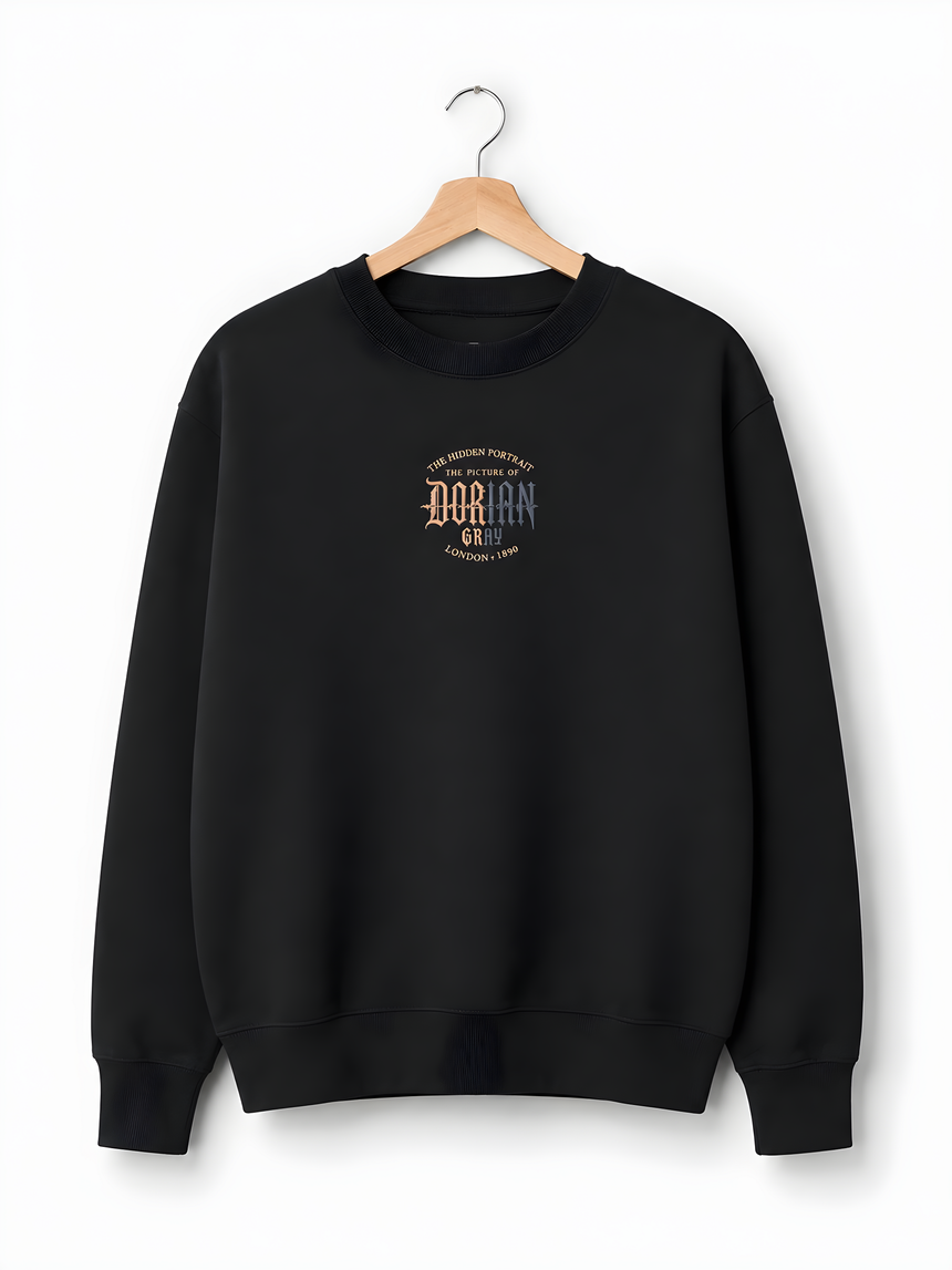 De La Forme Dorian Gray “The Hidden Portrait” Embroidered Crewneck Sweatshirt