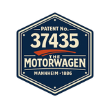 De La Forme Motorwagen First Automobile Crewneck