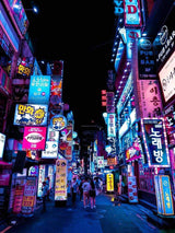 Seoul Neon Archive — Night Street Study Oversized T-Shirt