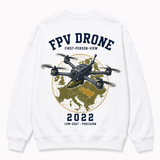 De La Forme FPV Drone Embroidered & Graphic Crewneck