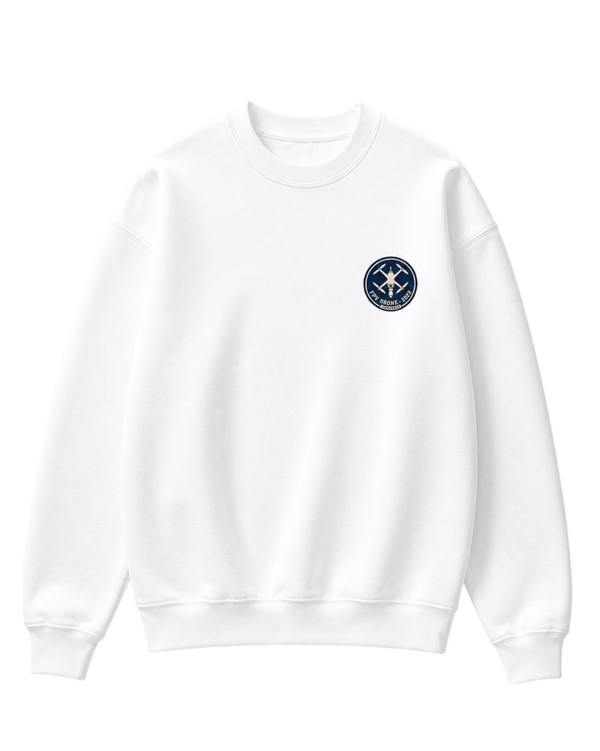 De La Forme FPV Drone Embroidered & Graphic Crewneck