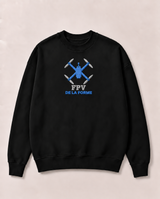De La Forme FPV Drone Embroidered & Graphic Crewneck