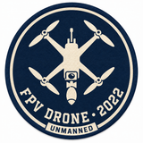 De La Forme FPV Drone Embroidered & Graphic Crewneck