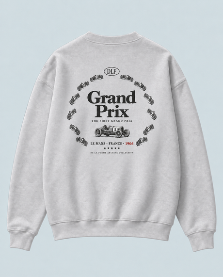 De La Forme Grand Prix Where Racing Began Crewneck