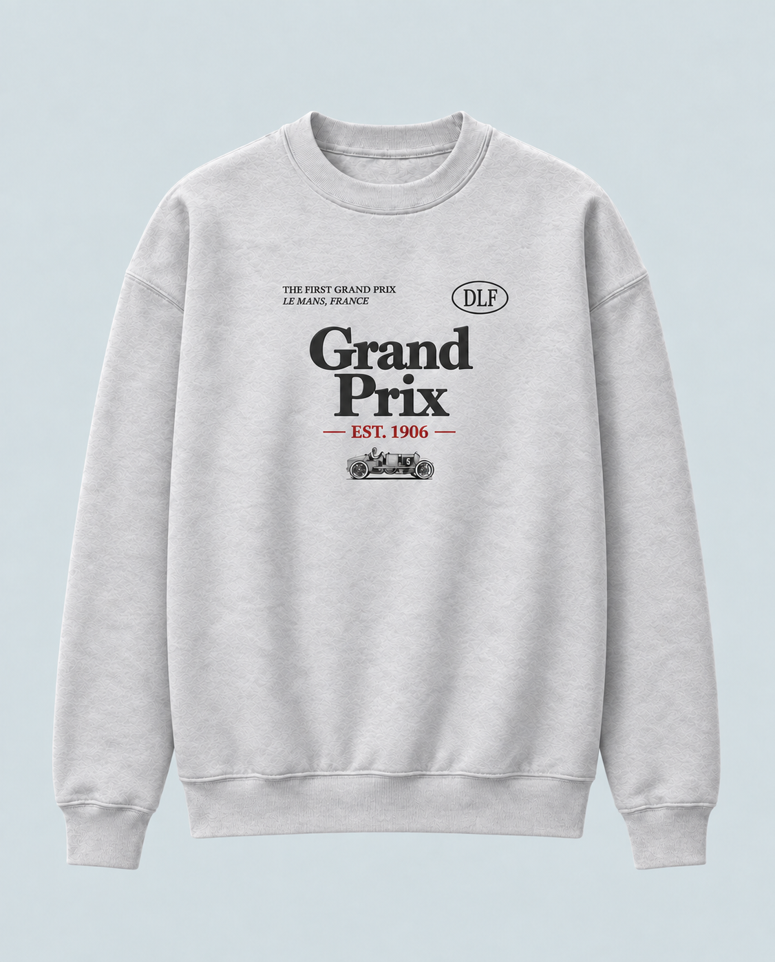 De La Forme Grand Prix Where Racing Began Crewneck