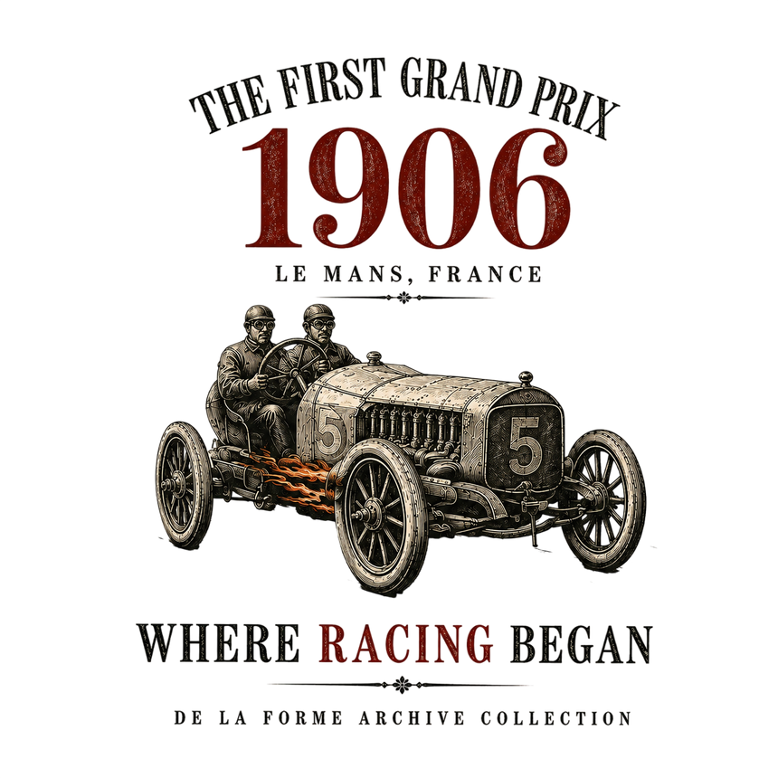 De La Forme Grand Prix Where Racing Began Crewneck
