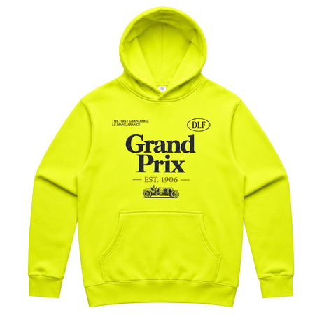 De La Forme Grand Prix Where Racing Began Stencil Safety Hood (Vegan-Friendly)