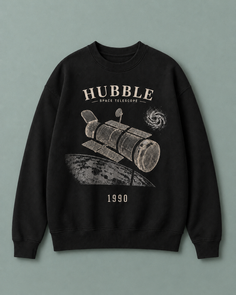 De La Forme Hubble Embroidered & Graphic Crewneck