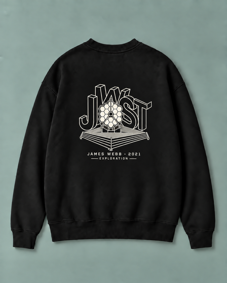 De La Forme James Webb Embroidered & Graphic Crewneck