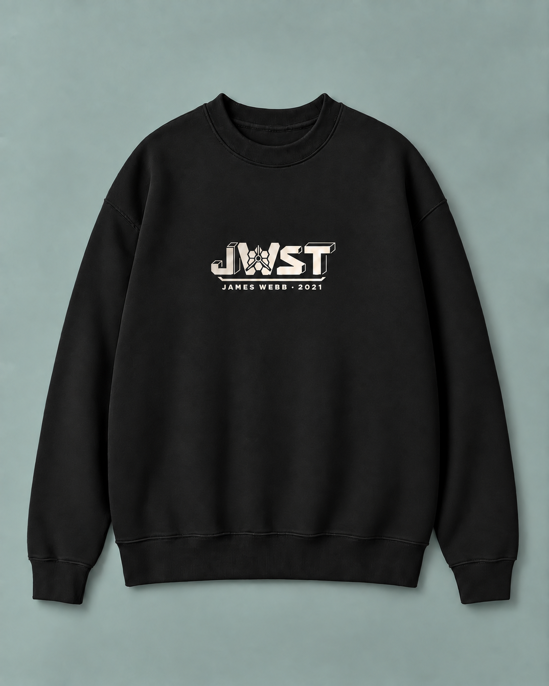 De La Forme James Webb Embroidered & Graphic Crewneck