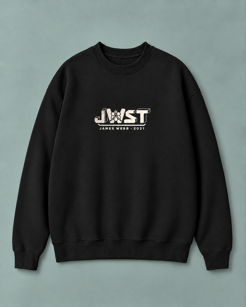 De La Forme James Webb Embroidered & Graphic Crewneck