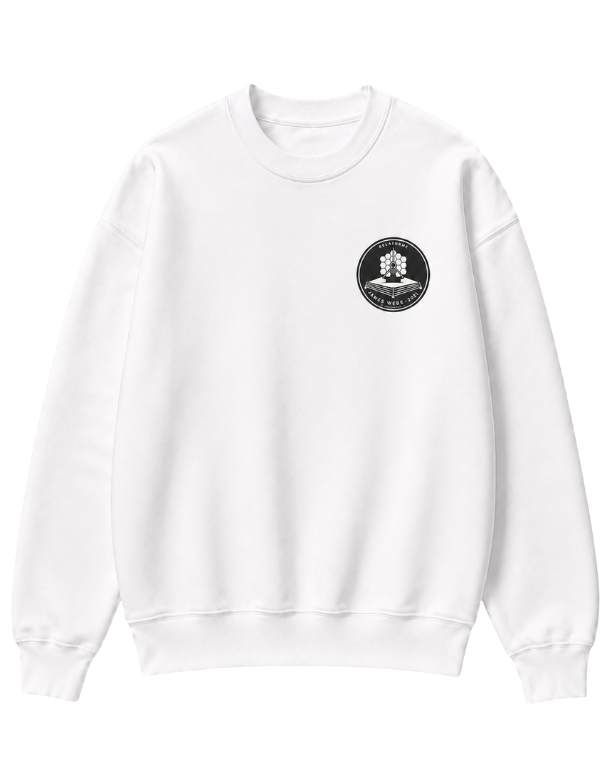 De La Forme James Webb Embroidered & Graphic Crewneck