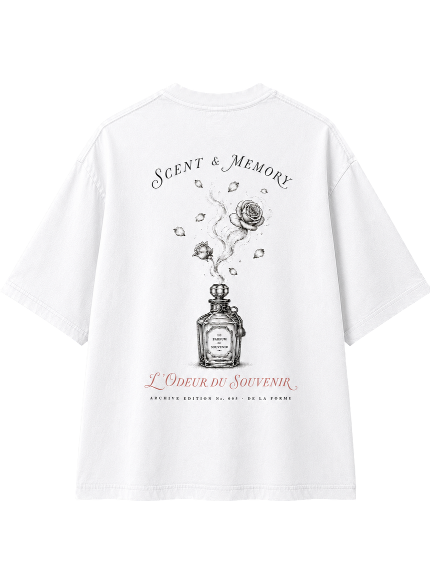 De La Forme Scent & Memory Embroidered & Graphic Tee
