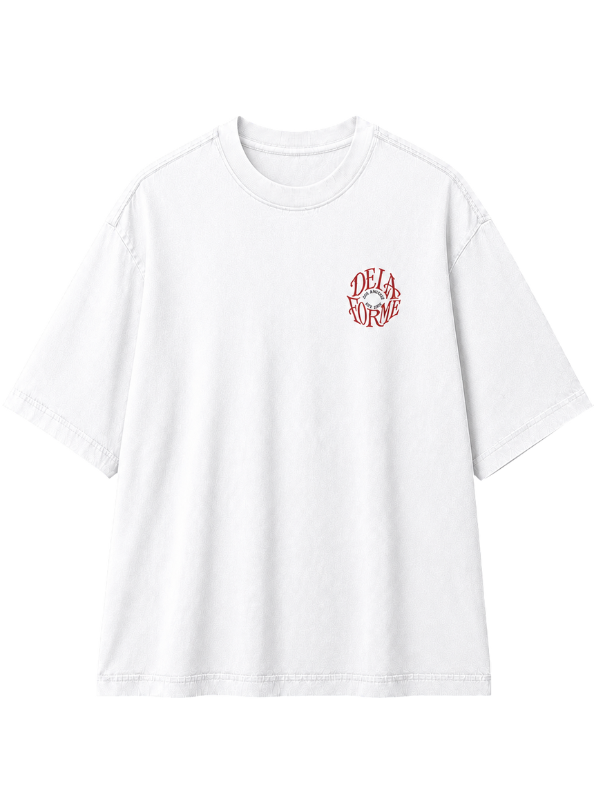 De La Forme Scent & Memory Embroidered & Graphic Tee