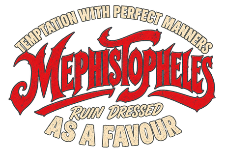 De La Forme Mephisto Bat Wing Embroidered Crewneck Sweatshirt