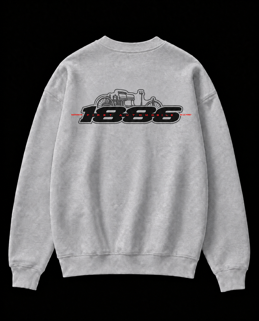 De La Forme Motorwagen First Automobile Crewneck