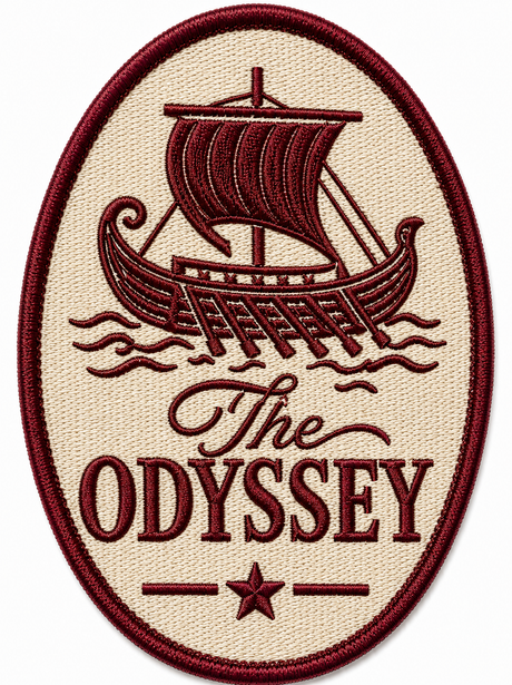 De La Forme The Odyssey Embroidered Patch Tee