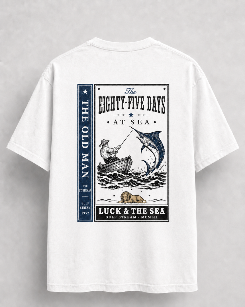 De La Forme The Old Man and the Sea Graphic T-Shirt