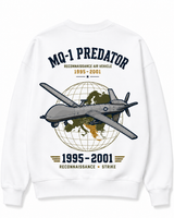 De La Forme MQ-1 Predator Embroidered & Graphic Crewneck
