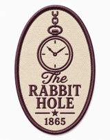 De La Forme The Rabbit Hole Embroidered Patch Tee