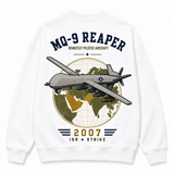 De La Forme MQ-9 Reaper Embroidered & Graphic Crewneck