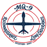 De La Forme MQ-9 Reaper Embroidered & Graphic Crewneck