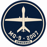 De La Forme MQ-9 Reaper Embroidered & Graphic Crewneck