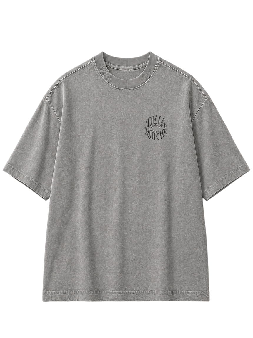 De La Forme Sacred Origins Embroidered & Graphic Tee