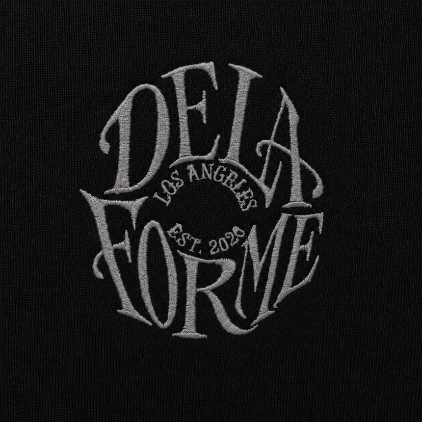 De La Forme Sacred Origins Embroidered & Graphic Tee