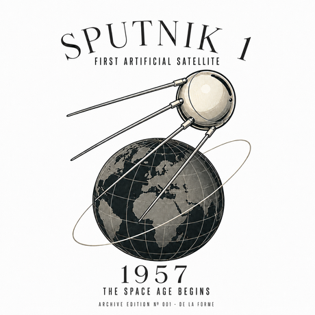 De La Forme Sputnik 1 Space Age Crewneck