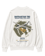 De La Forme Bayraktar TB2 Embroidered & Graphic Crewneck