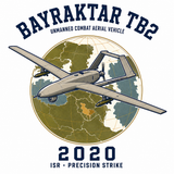De La Forme Bayraktar TB2 Embroidered & Graphic Crewneck