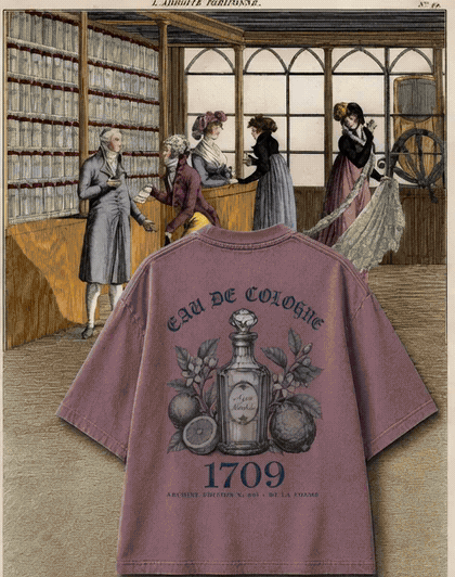 De La Forme Eau de Cologne Embroidered & Graphic Tee