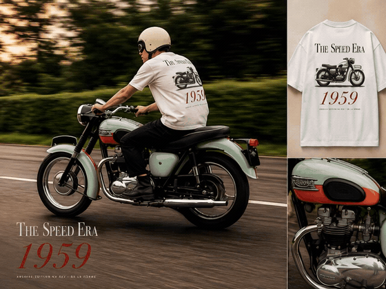 De La Forme Speed Era 1959 Graphic Tee